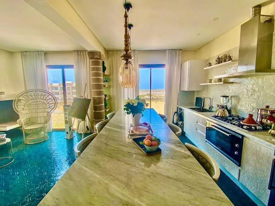 Oceanfront Luxury 2-Bed Apartment 360 Sea Views Essaouira Morocco